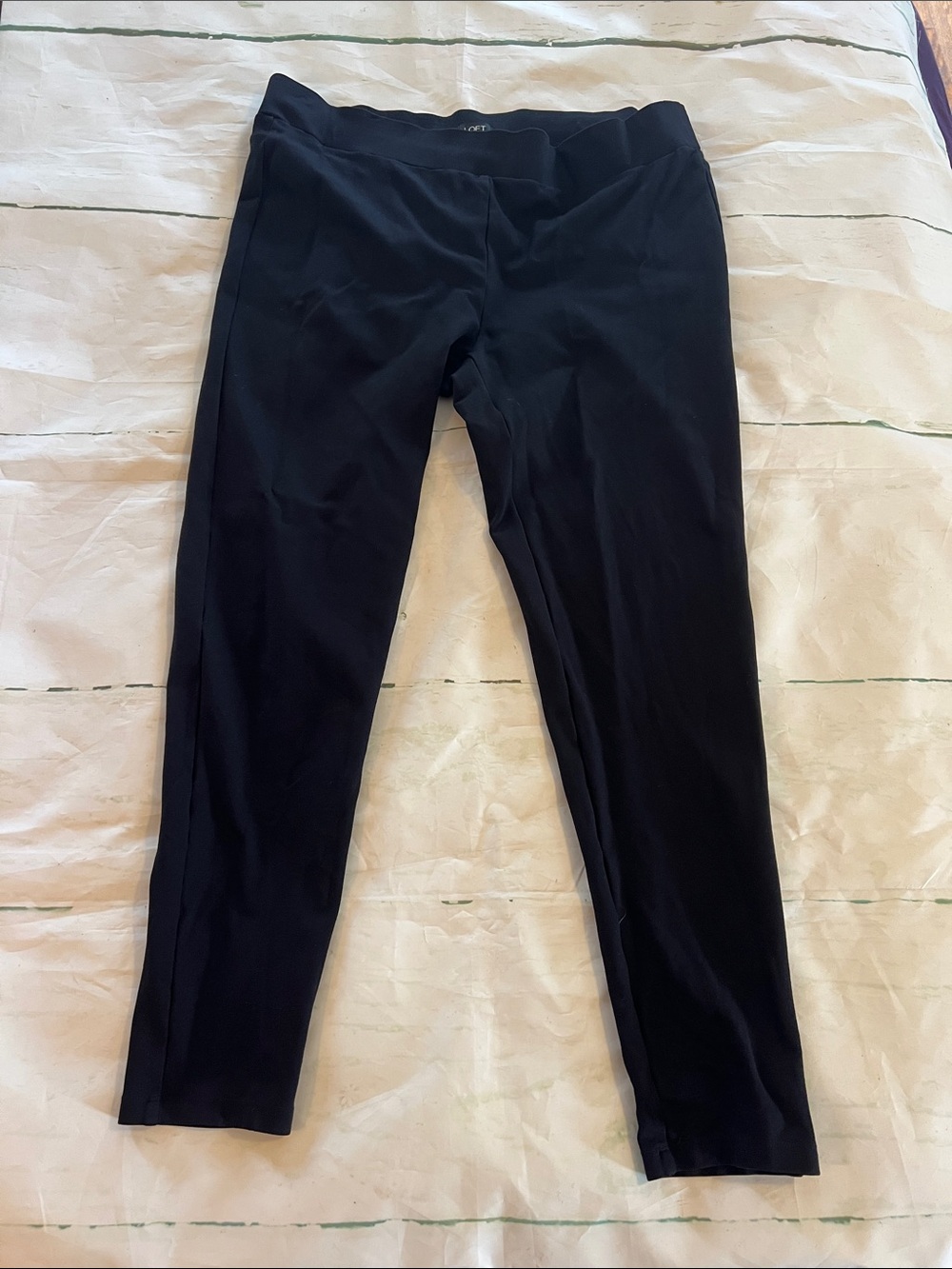 LOFT Women’s Slim Fit Skinny Leg Pants Size XLT Black